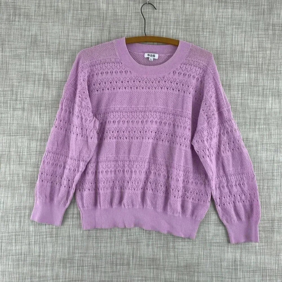 525 Loose knit light Sweater Womens XL pink 4120 - Picture 1 of 7